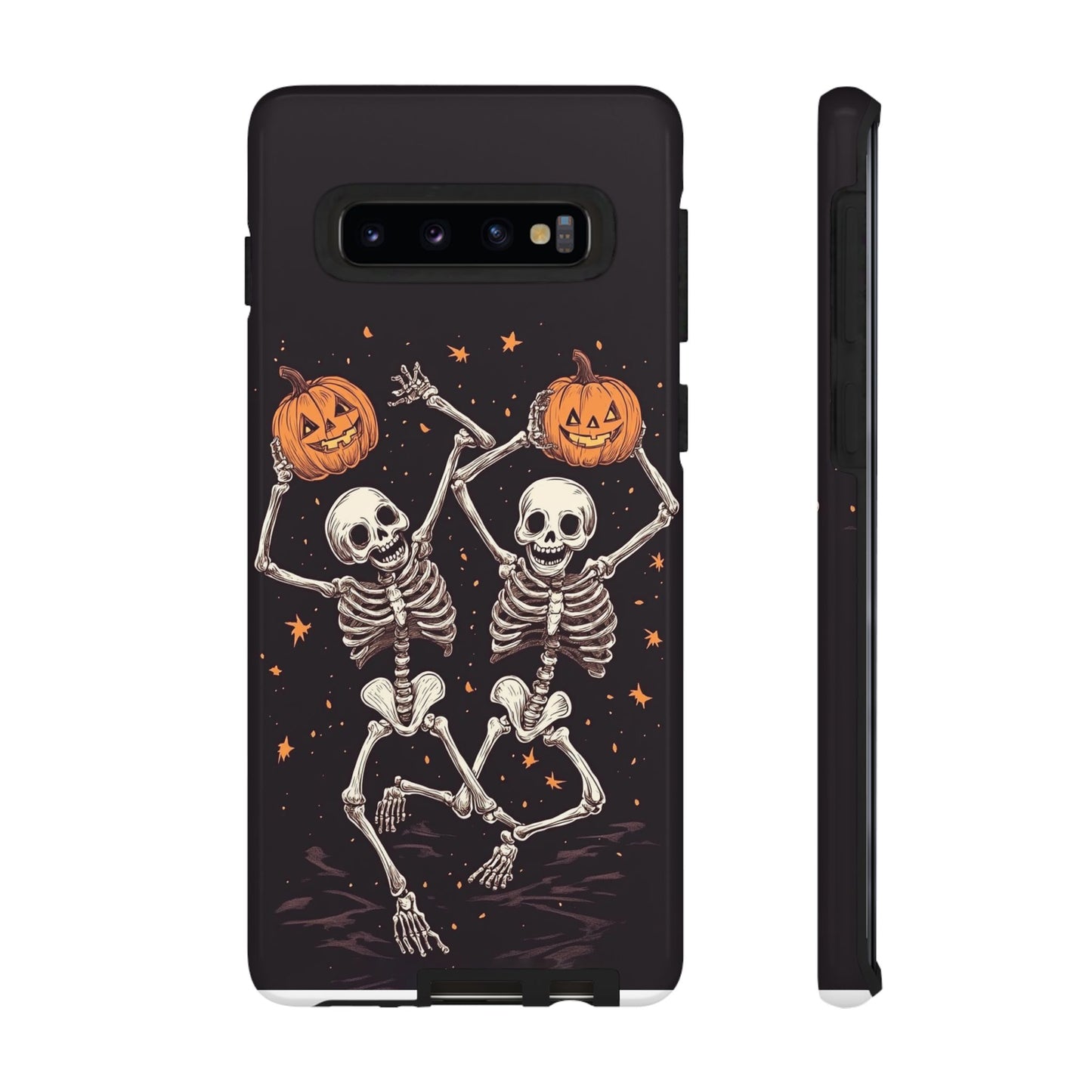 Dancing Skeletons with Jack-o'-Lanterns Phone Cover