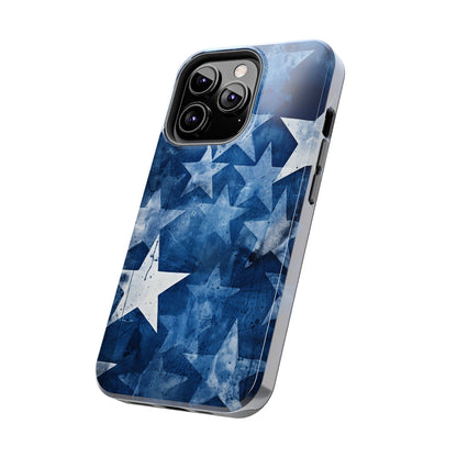 Starry Nights: Denim Dreams | Celestial Star-Patterned iPhone Case