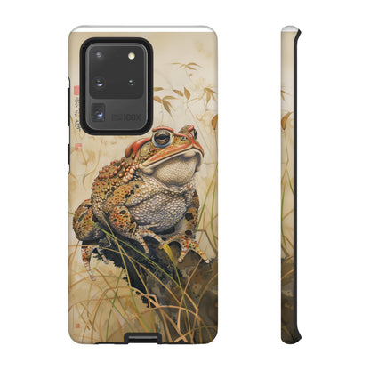 Toad on a Branch Japanese Style Art Painting Phone Case