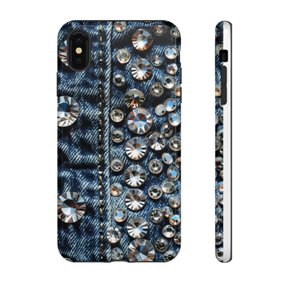 Blue Jean Queen Rhinestone Bling Phone Case