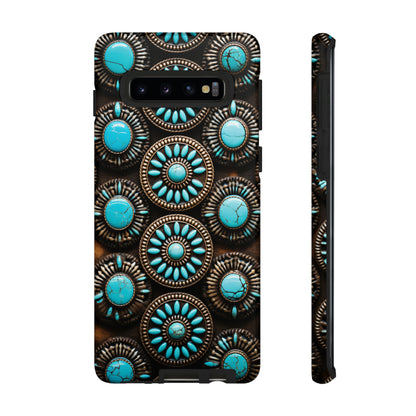 Vintage Navajo Native American Turquoise Concho Phone Case