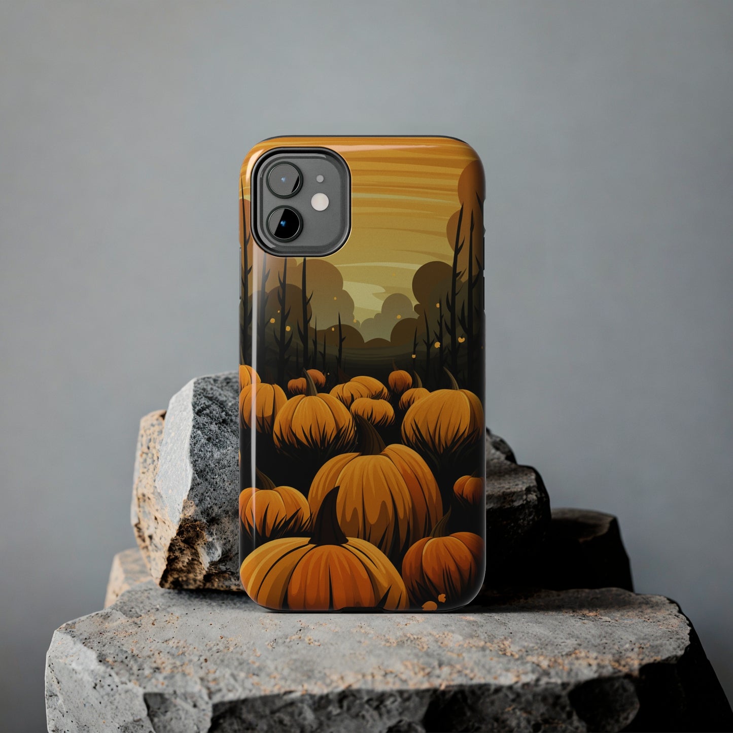 Halloween Fall Pumpkins iPhone Case | Embrace the Spooky Autumn Vibes