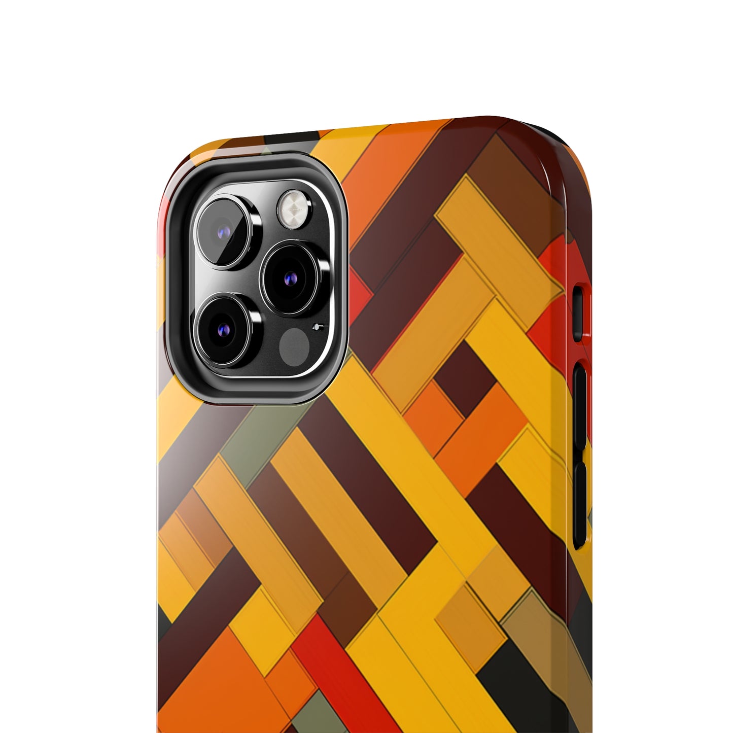 iPhone Tough Case: Intricate & Durable - The Weave Geometric Art Pattern