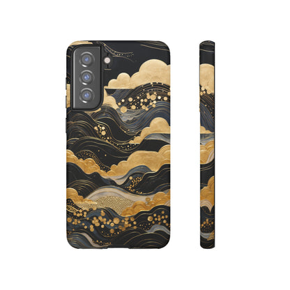 Chiyogami Mountains Tough Phone Case fits Galaxy S23 S22 S21 S20 Plus Ultra | Iphone 14 13 12 11 8 Pro Max Mini | Pixel 7 6 Pro 5 | Japanese