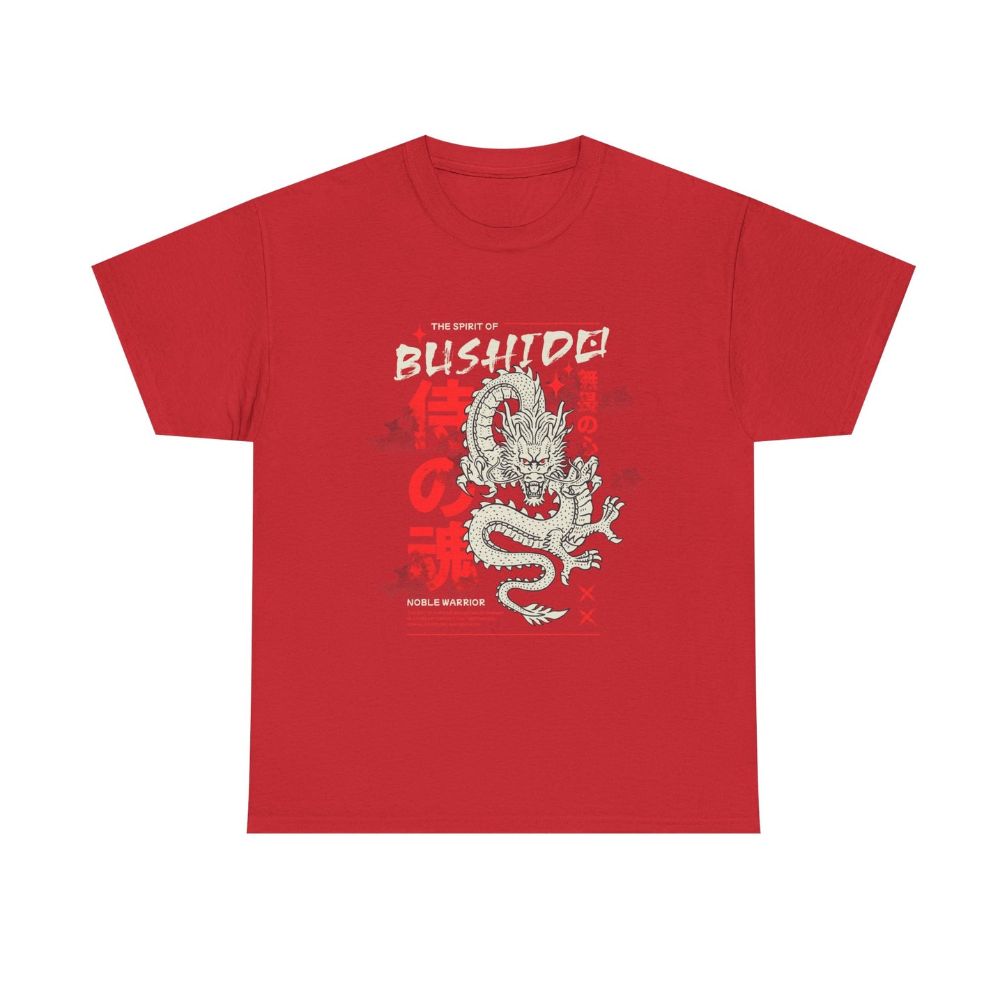 Bushido Dragon Way of the Warrior Samurai T Shirt