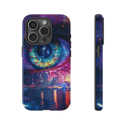 Eye of the Beholder Cyberpunk Art Phone Case