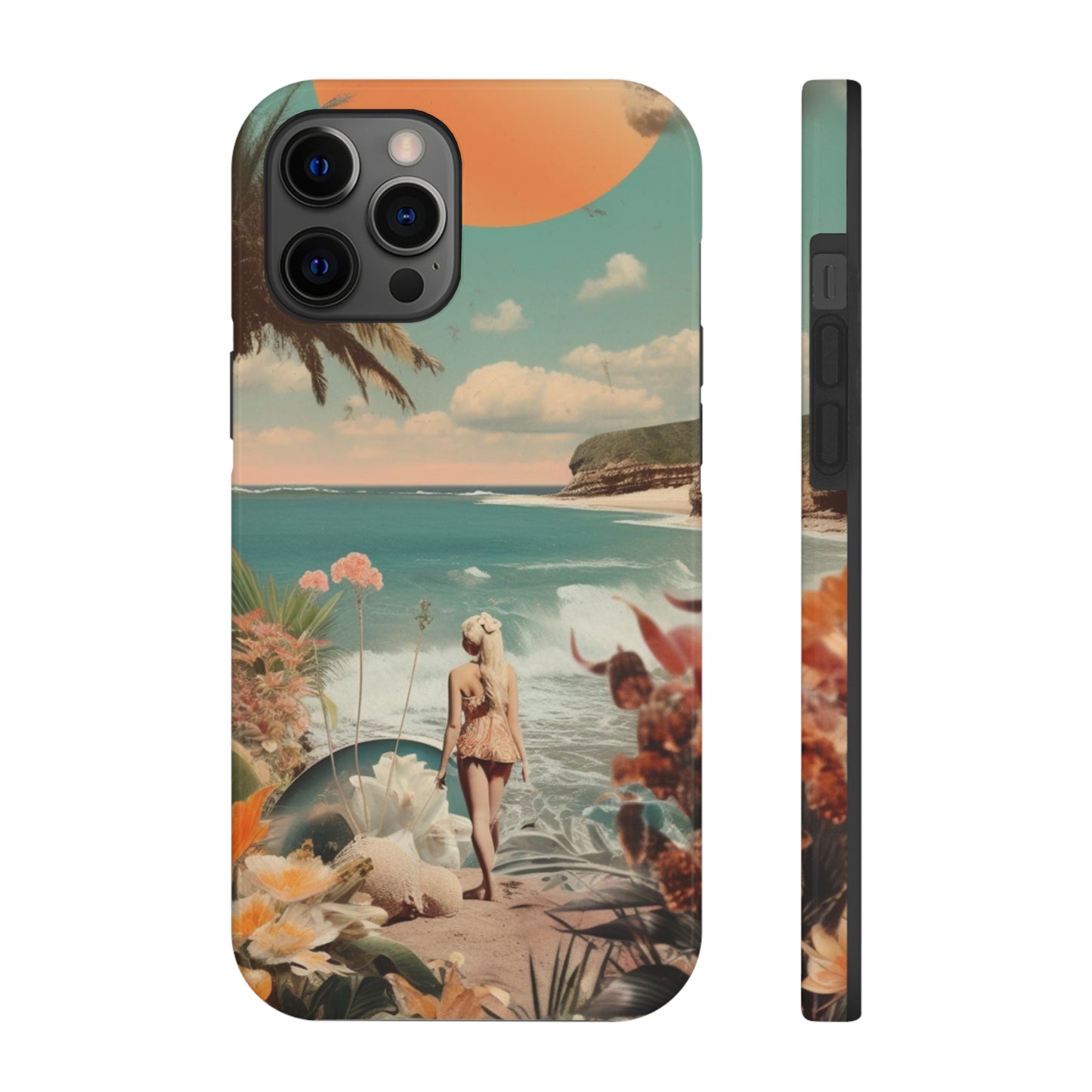 A Day at the Beach iPhone Tough Case | Embrace the Serenity of Coastal Living with Reliable Protection