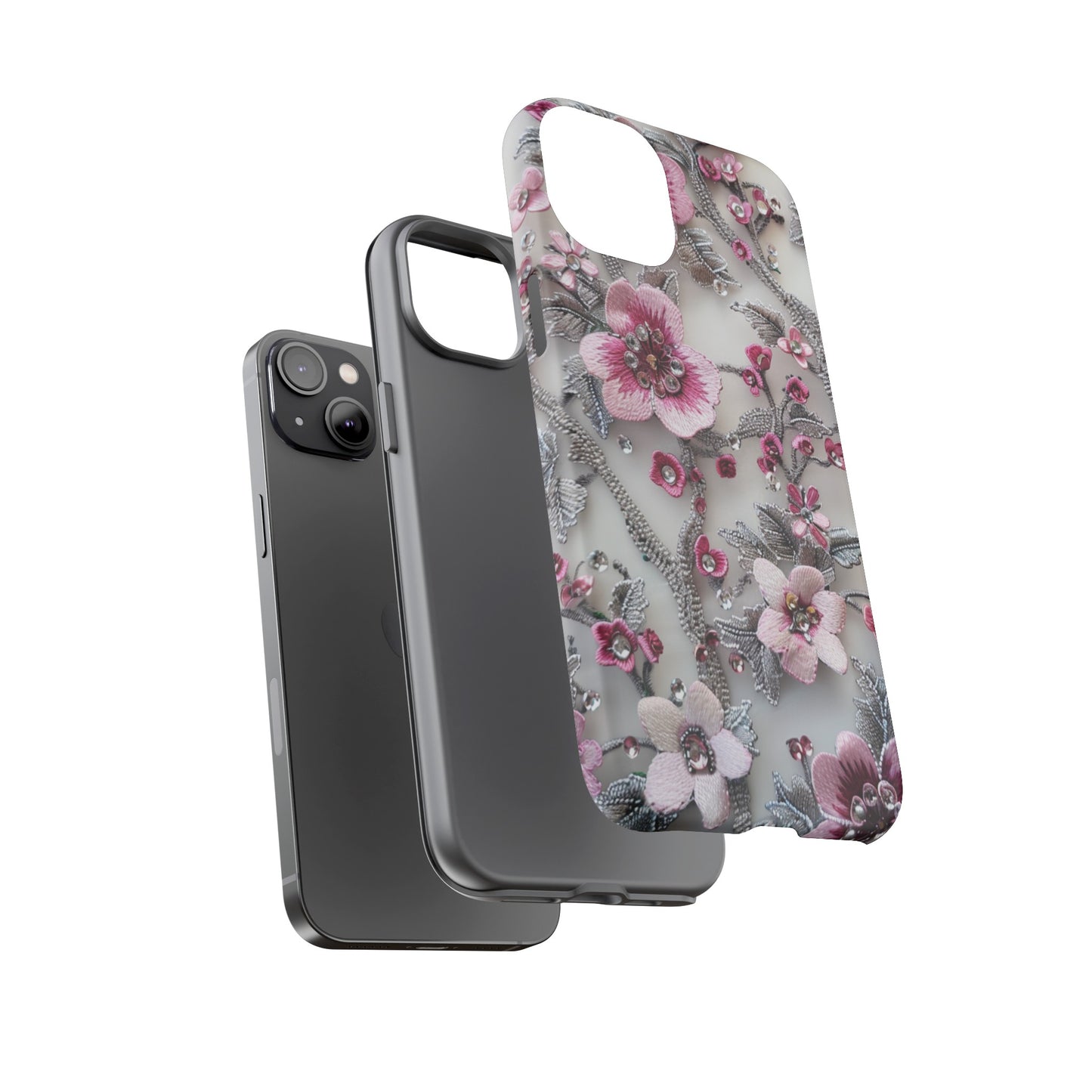 Coquette Aesthetic Floral Art iPhone 12 Case