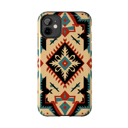 Native American Santa Fe Style Abstract iPhone Case