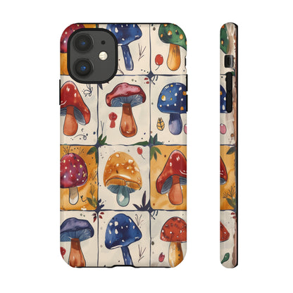 Trippy Magic Mushroom Toadstools Phone Case