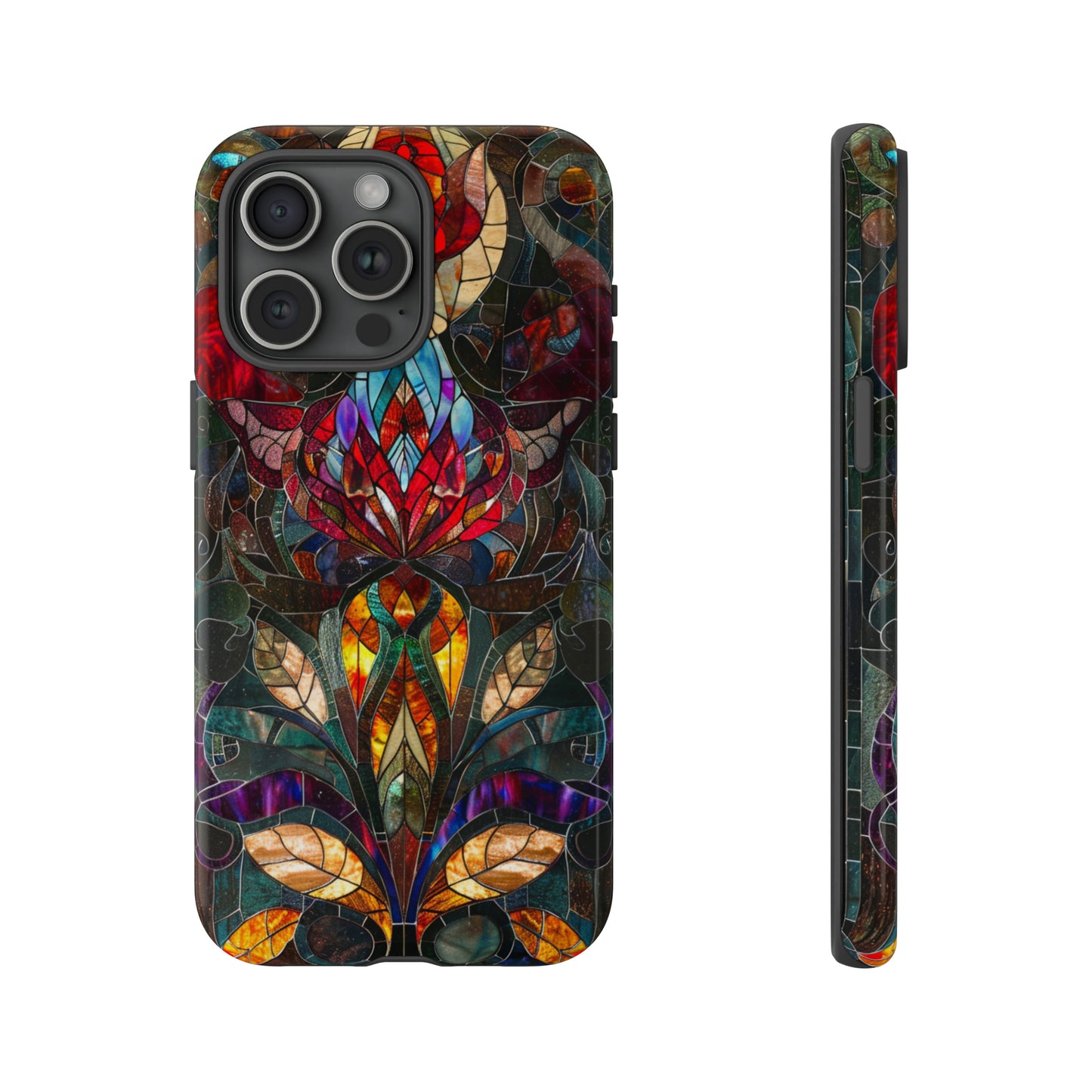 Art Deco Stained Glass floral Phone Case