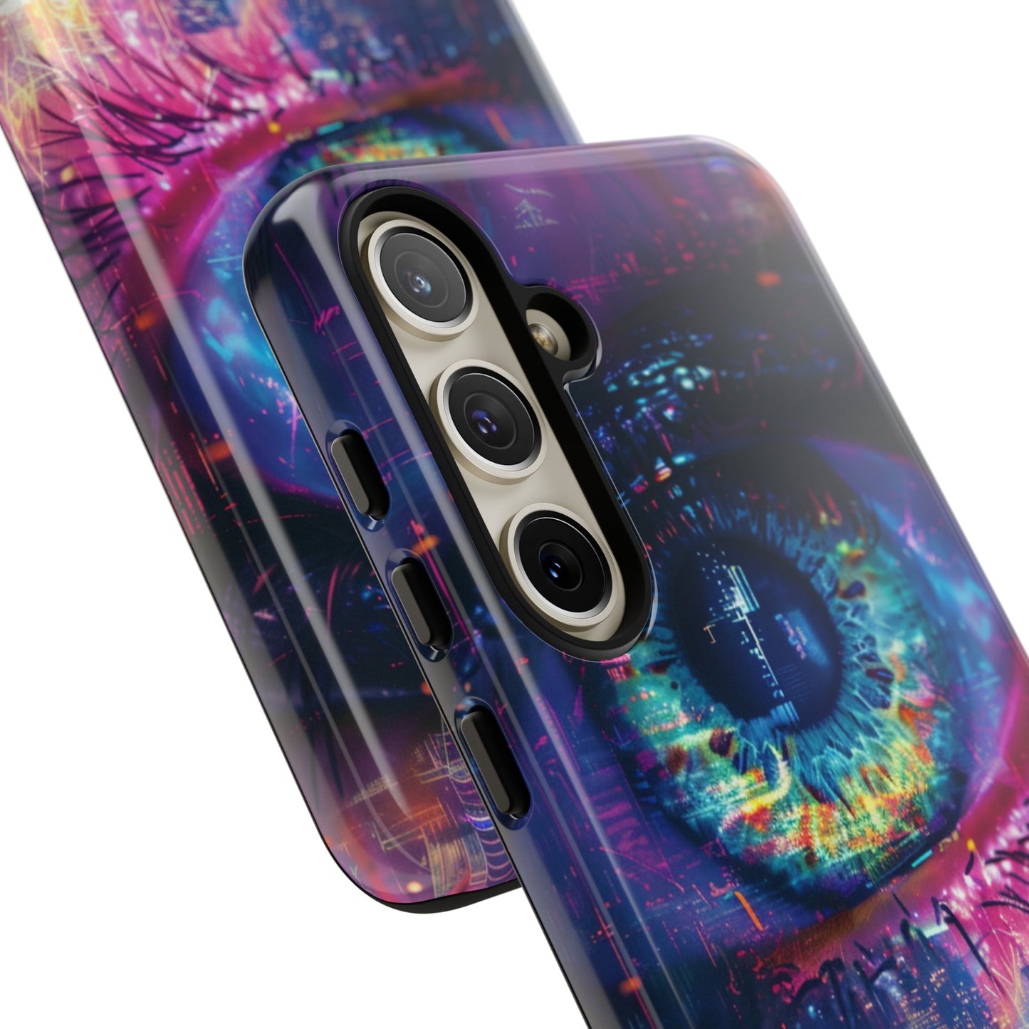 Eye of the Beholder Cyberpunk Art Phone Case