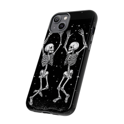 Halloween Dancing Skeletons iPhone Case