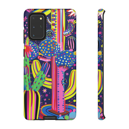 Retro 1960s Psychedelic Cactus Flowers Phone Case