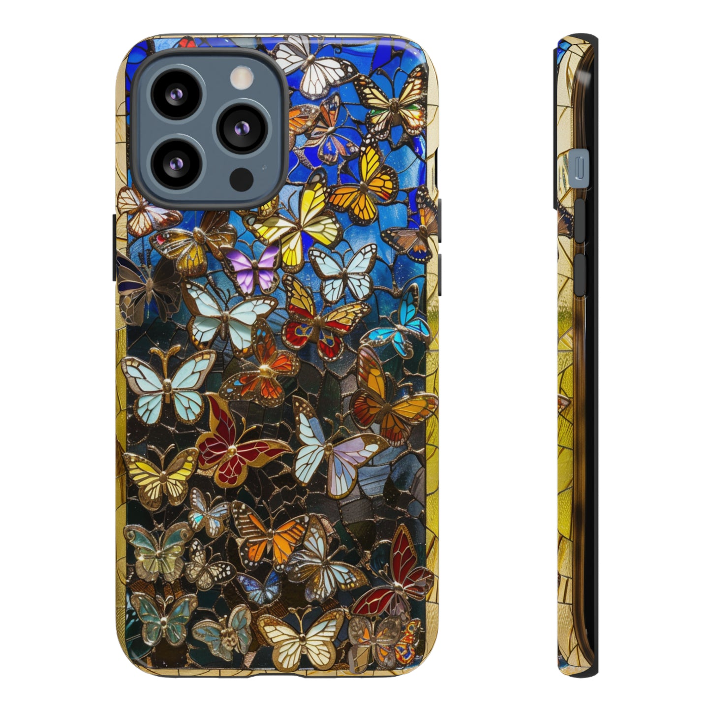 Butterfly Flower Garden Painting Phone Case