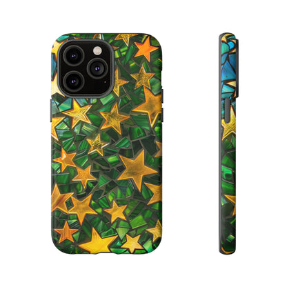 Green Celestial Stained Glass Mosaic Phone Case