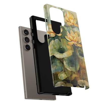 Zen Lotus Watercolor Painting iPhone 15 Case