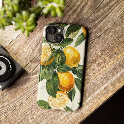 Yellow Lemon Italian  Painting iPhone 13 Case