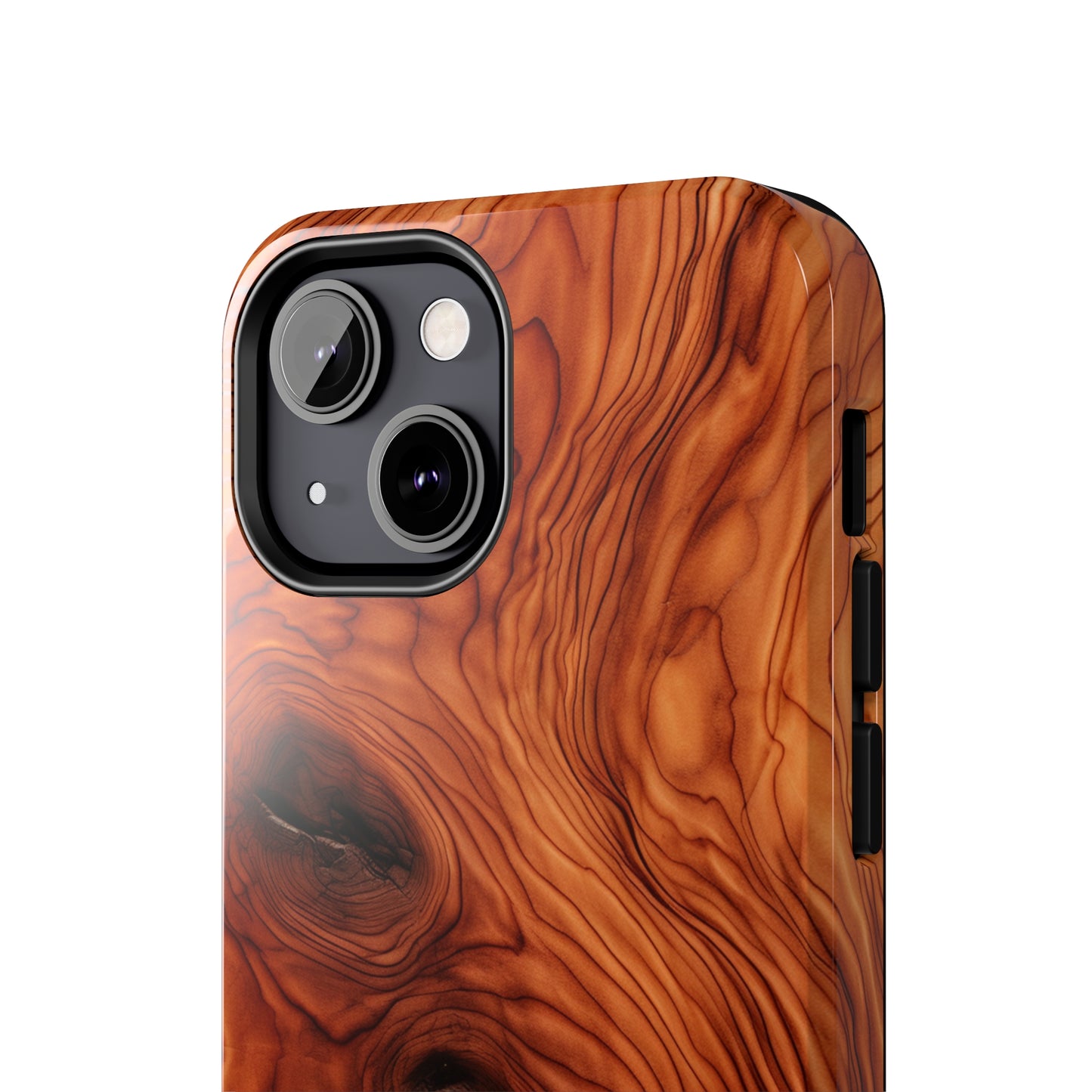 Elegant Timber: Faux Oak Wood Pattern | Dazzling Nature-Inspired iPhone Case