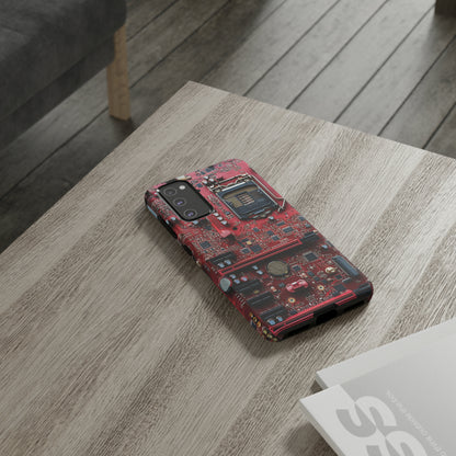 Open Circuit Naked Motherboard Technology Phone Case