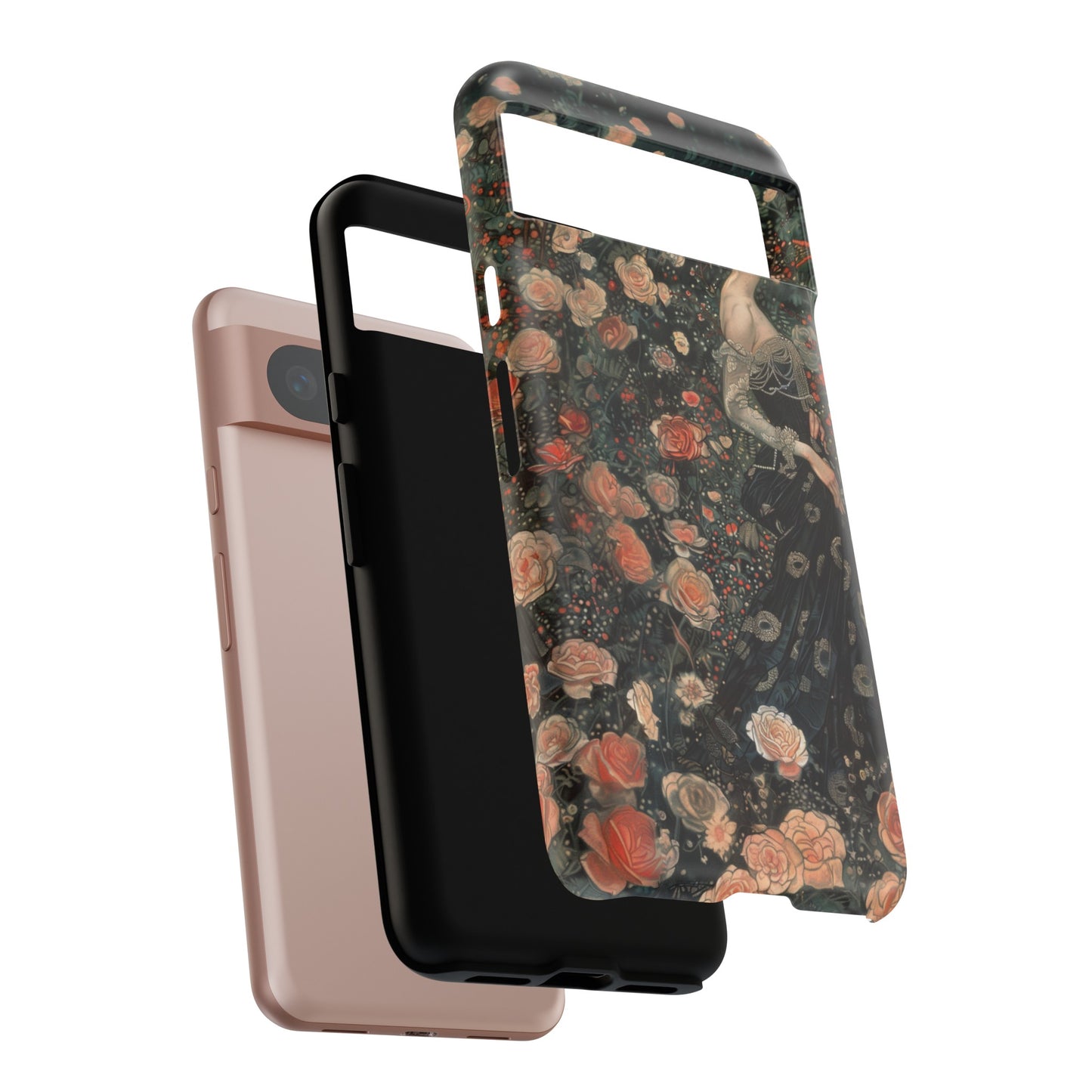 Art Nouveau French Floral Beauty Painting Phone Case