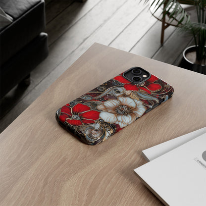 Stained Glass Floral Paisley Explosion Phone Case