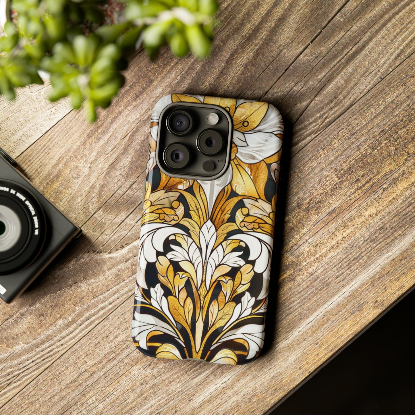 Art Deco Stained Glass floral Phone Case