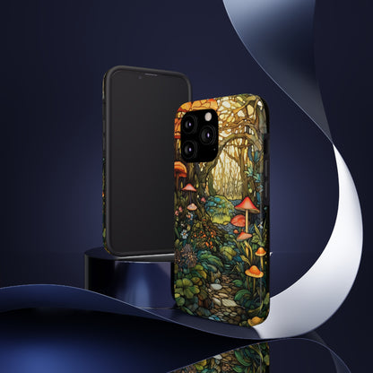 Magic Mushroom Boho Vibe iPhone Tough Case | Embrace the Enchantment of Nature with Durable Style