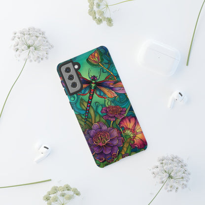 Art Nouveau Dragonfly - A Timeless Symbol of Elegance for Google Pixel, iPhone, and Samsung Cases