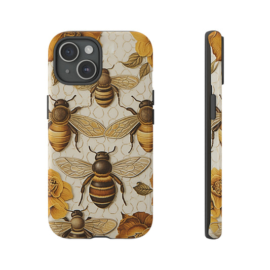 Vintage vibe Bee Kind phone case for iPhone 15