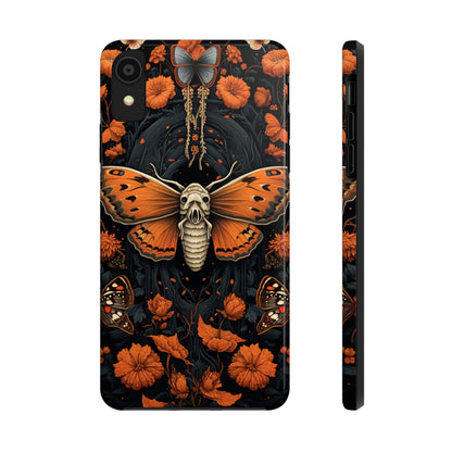 Eerie Elegance: Halloween Goth Moth Apple Phone Case | Dark Enchantment iPhone Case