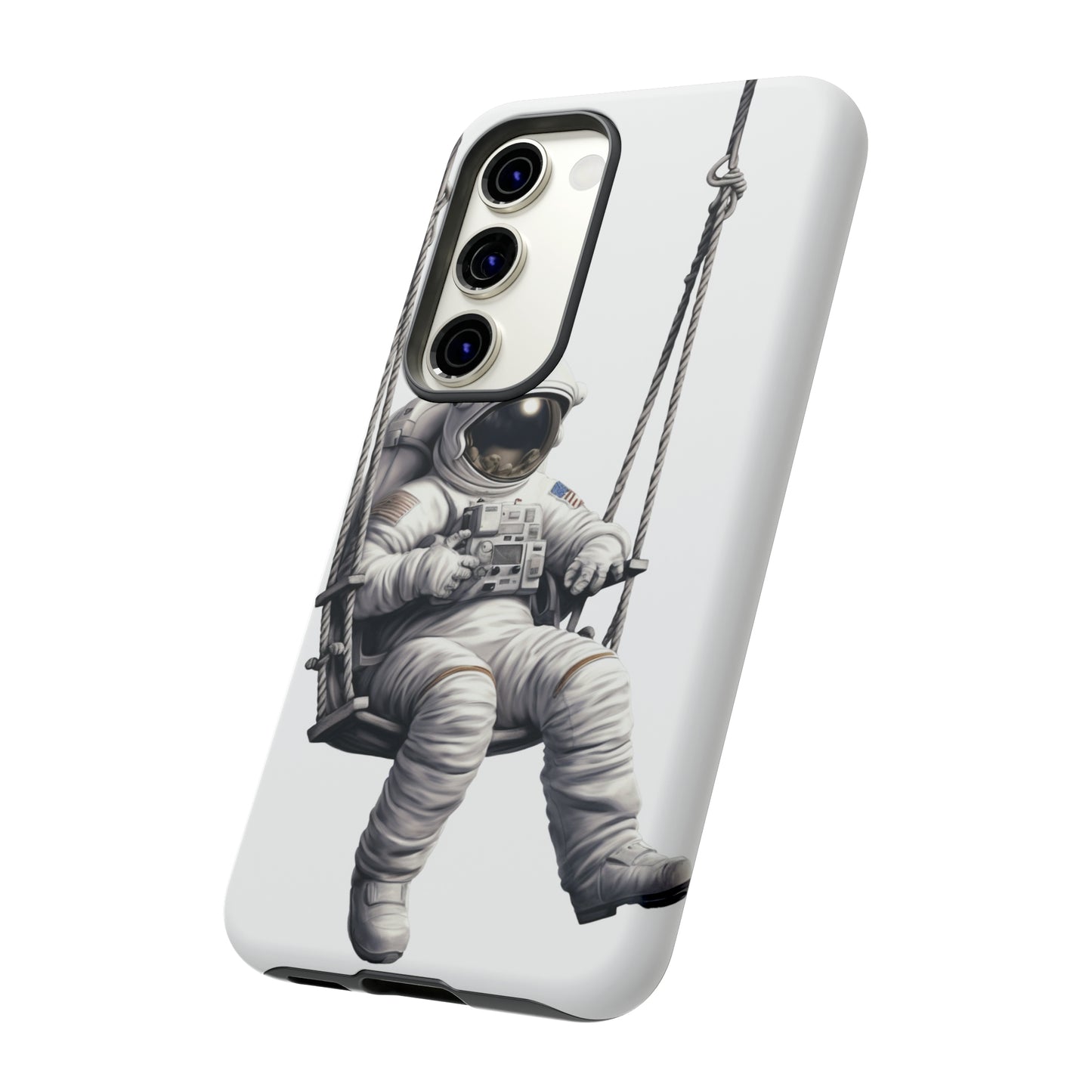 Astronaut on a Swing Phone Case