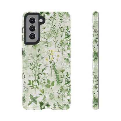 Floral Sage Green Wildflower Phone Case