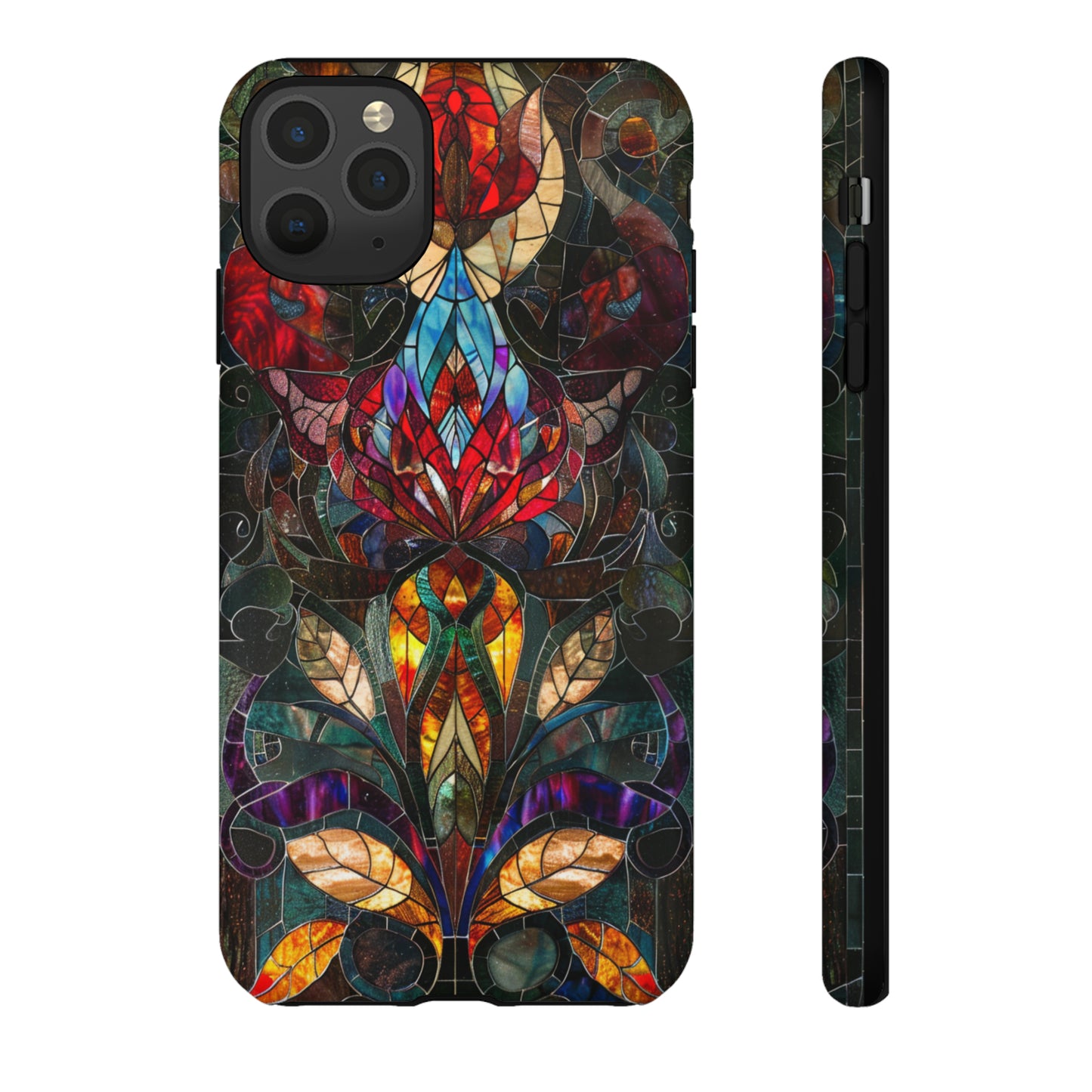 Art Deco Stained Glass floral Phone Case