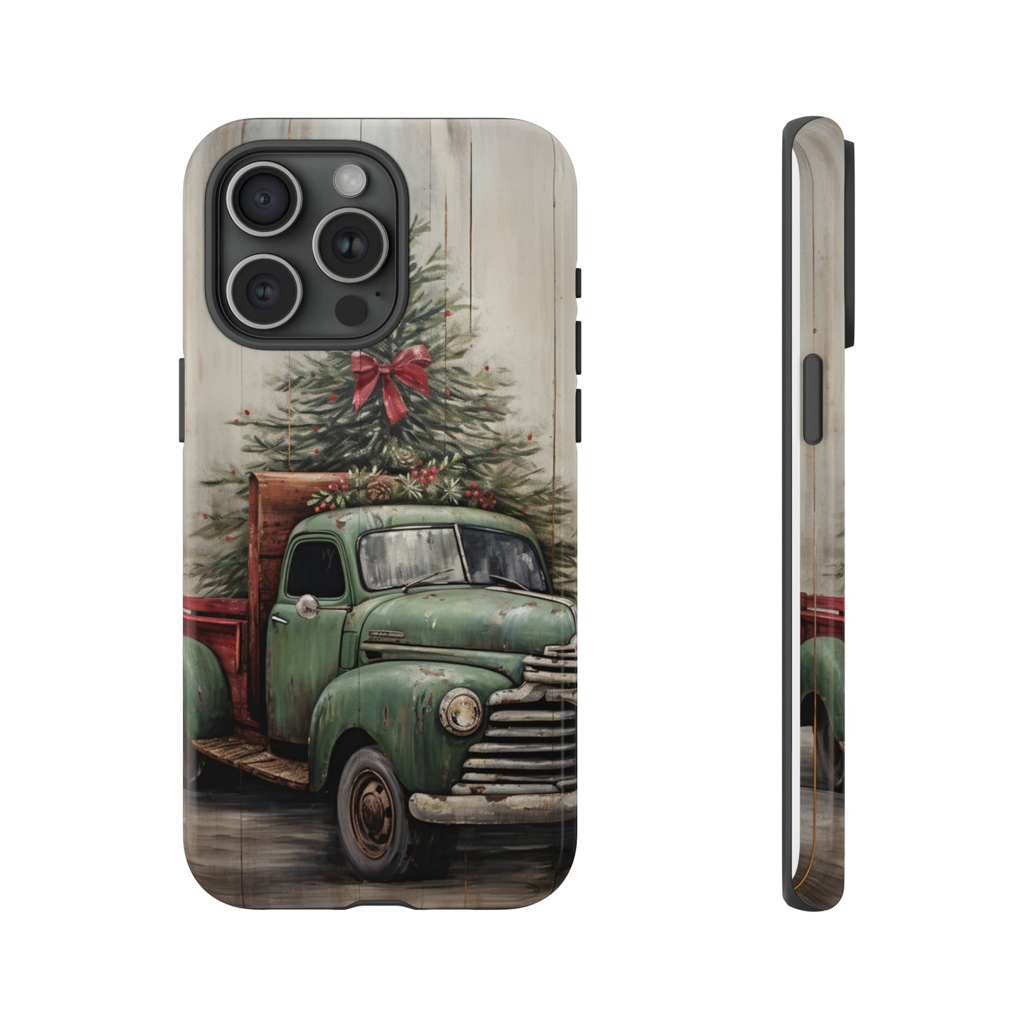 Christmas Pickup Truck Phone Case for iPhone