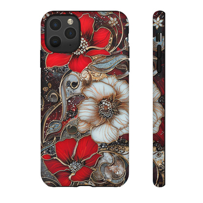 Stained Glass Floral Paisley Explosion Phone Case