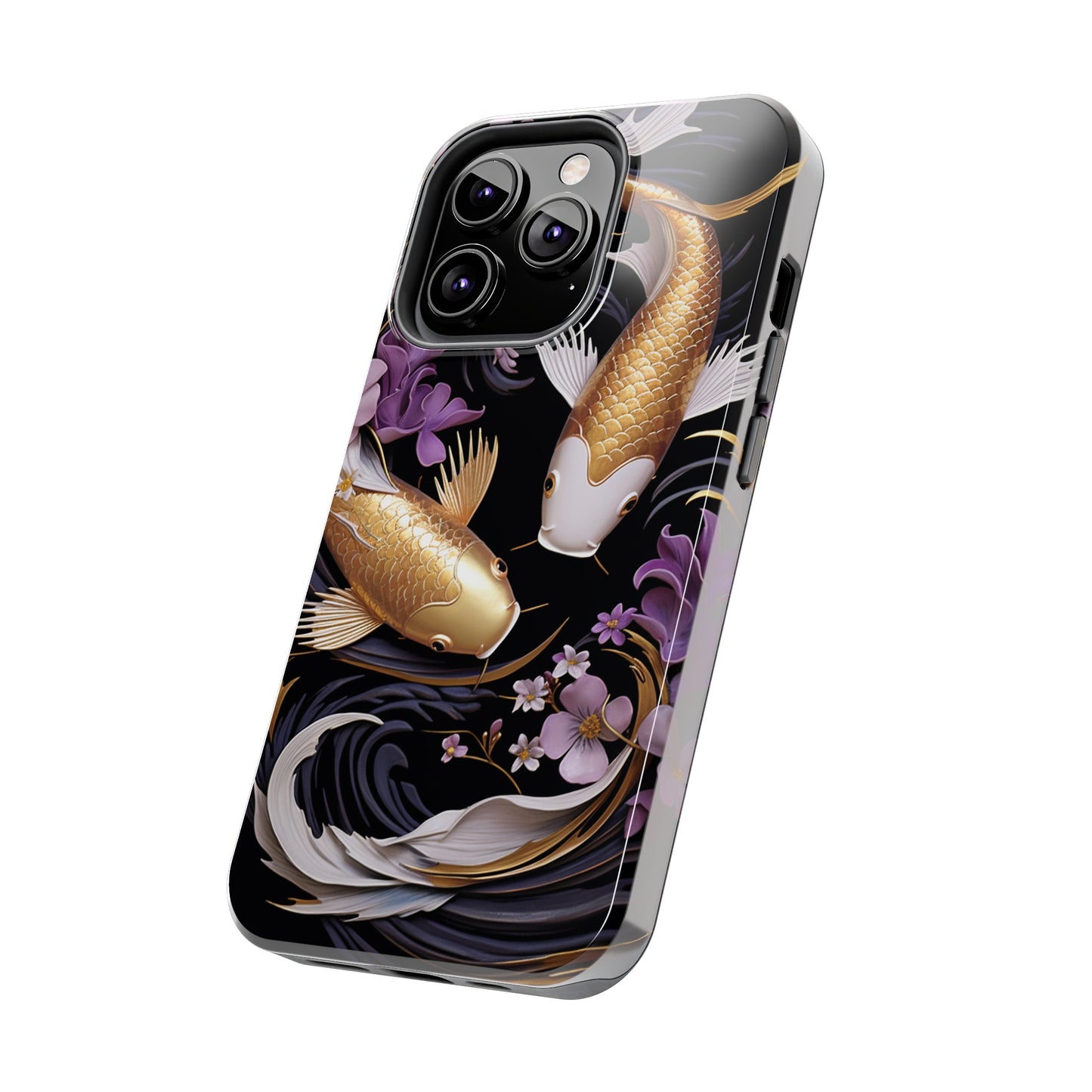 Graceful Flow: Koi Fish Inspired | Japanese Art Masterpiece iPhone Case