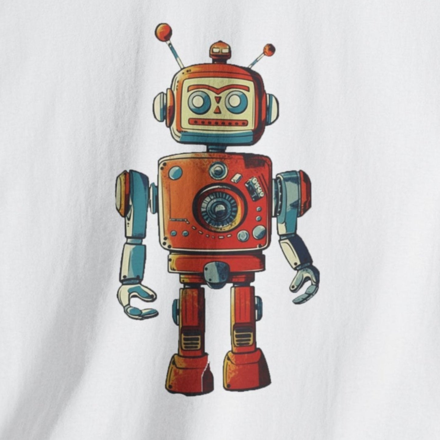 vintage 60s robot toy sci fi t shirt