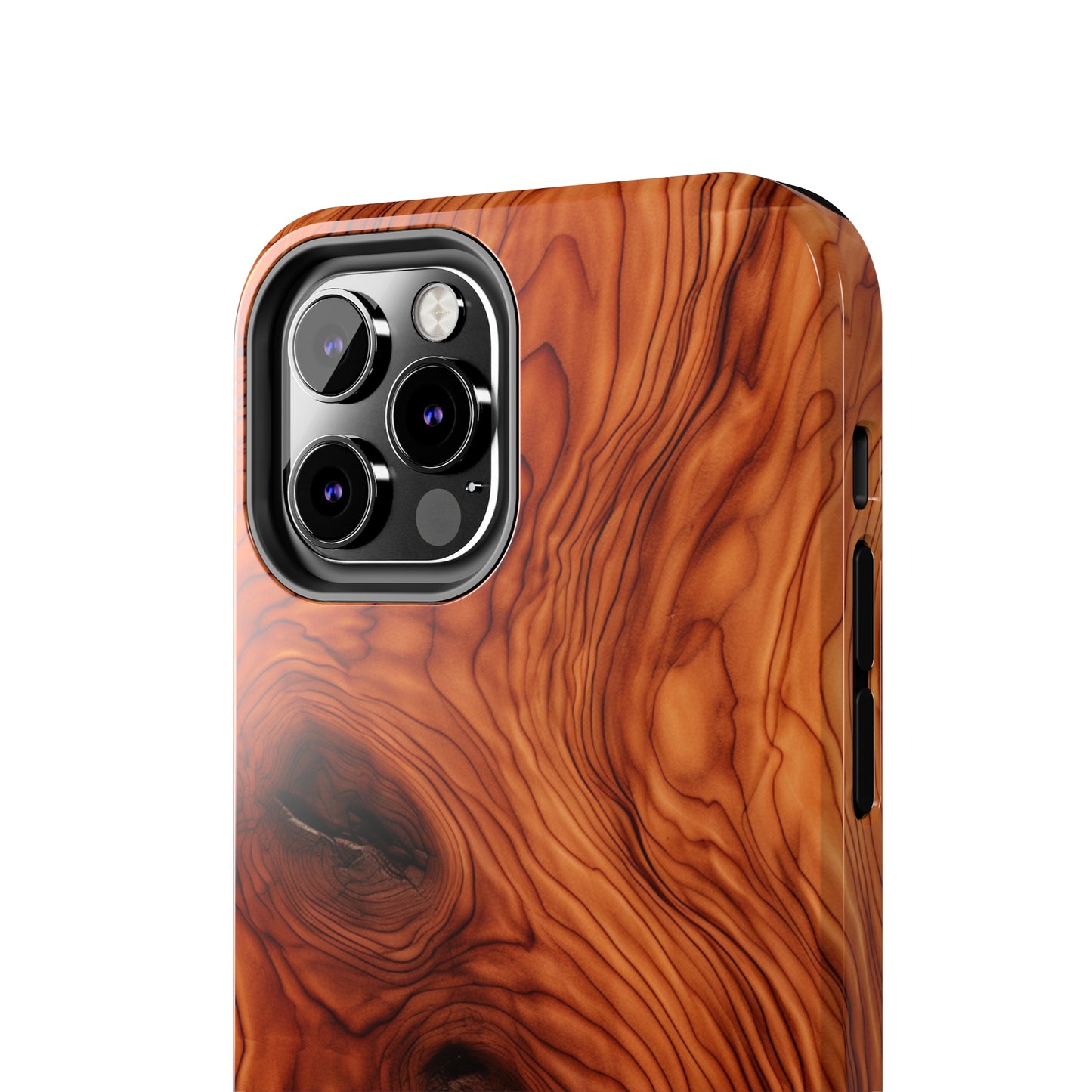 Elegant Timber: Faux Oak Wood Pattern | Dazzling Nature-Inspired iPhone Case