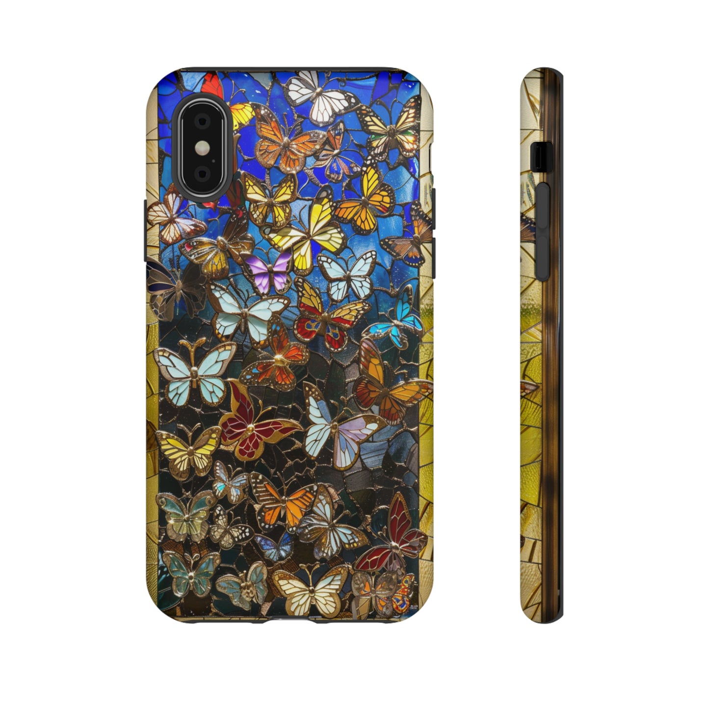 Butterfly Flower Garden Painting Phone Case