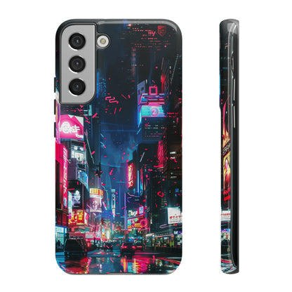 Cyberpunk Tokyo Cityscape Phone Case