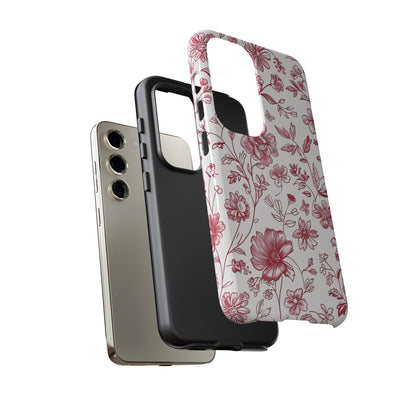 Pink Floral Wildflower Phone Case