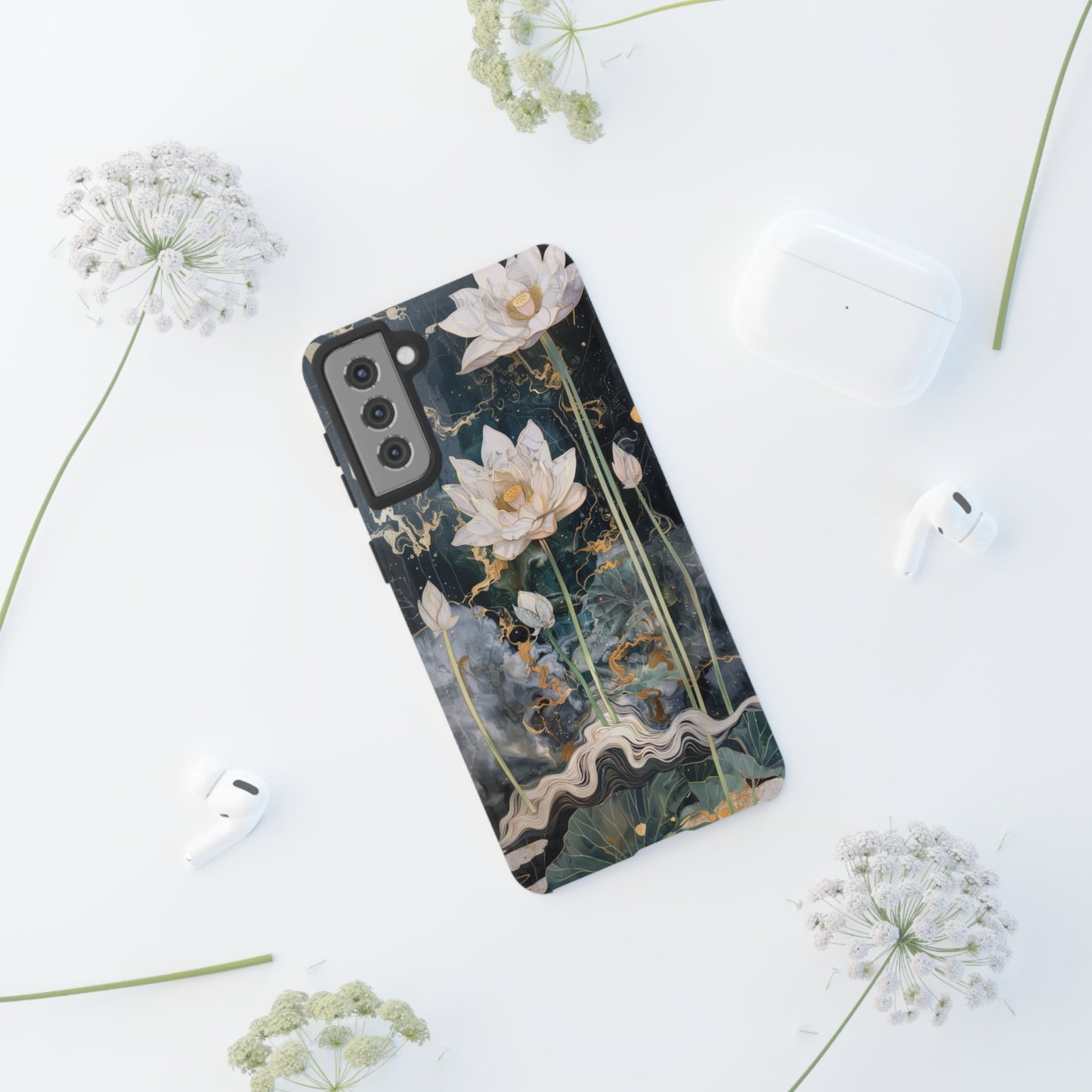 Lotus Floral Zen Art Phone Case