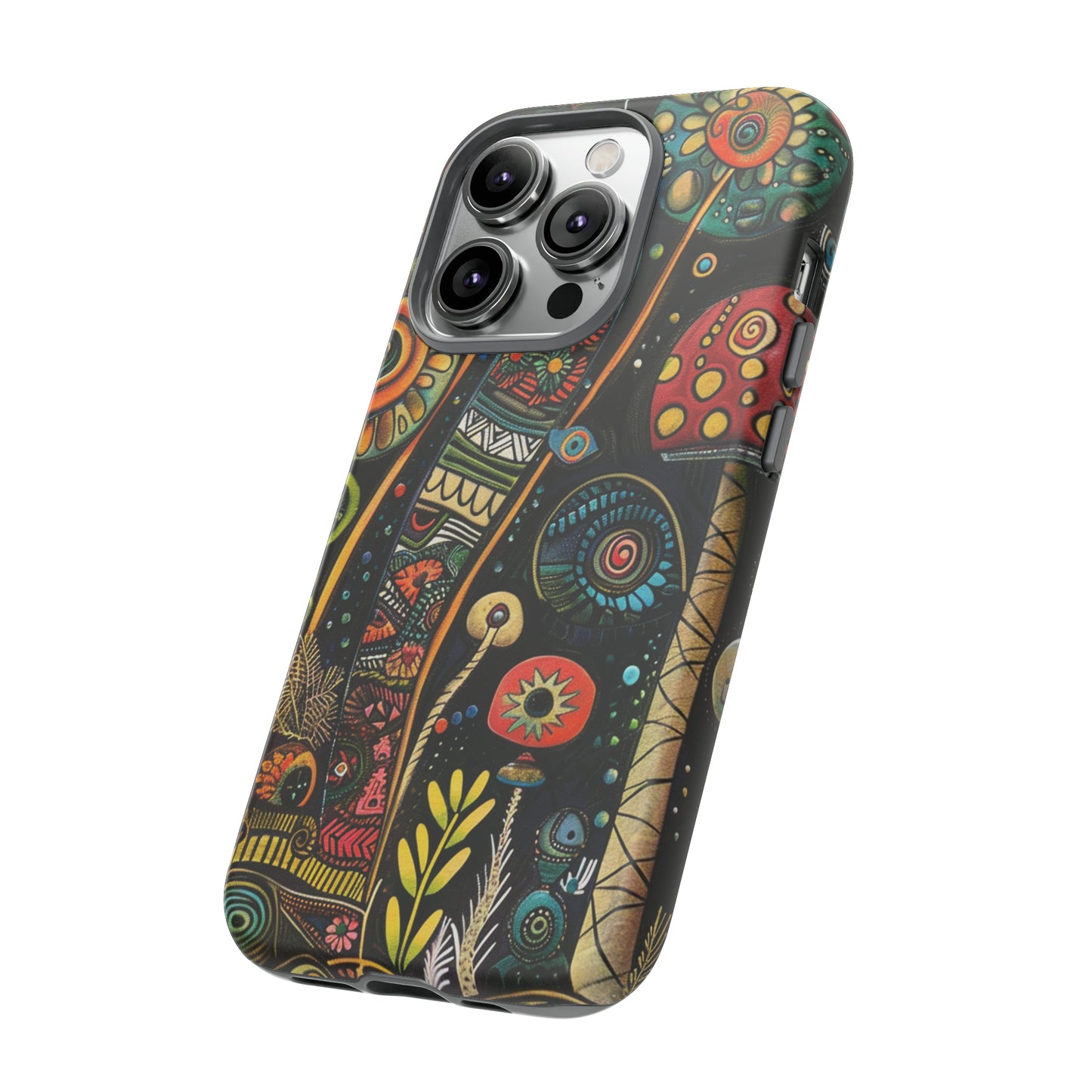 Retro 1960s Psychedelic Flowers Phone Case