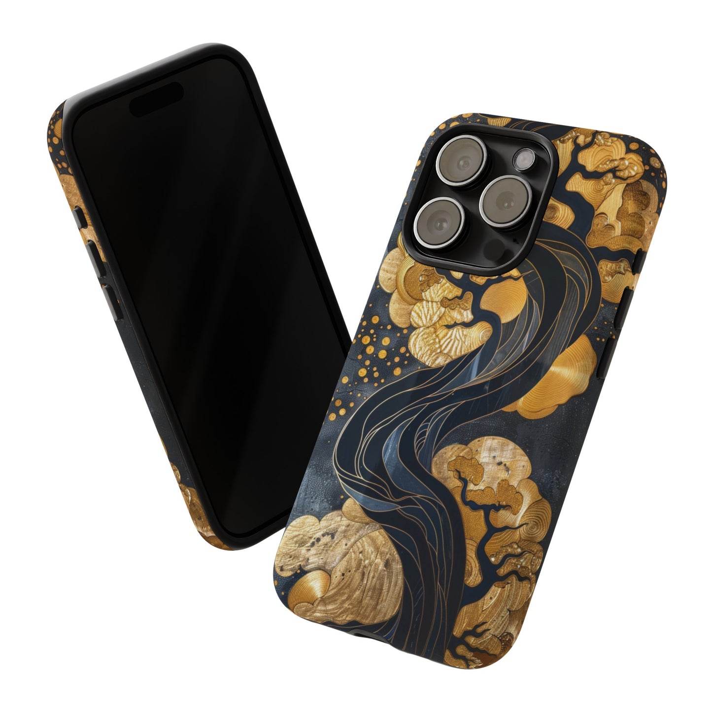 Gold and Silver Tree of Life Design Phone Case