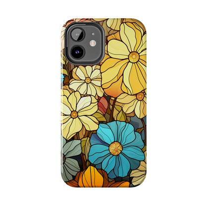 Kaleidoscopic Elegance: Stained Glass Vintage Floral iPhone Case – Timeless Beauty Illuminated