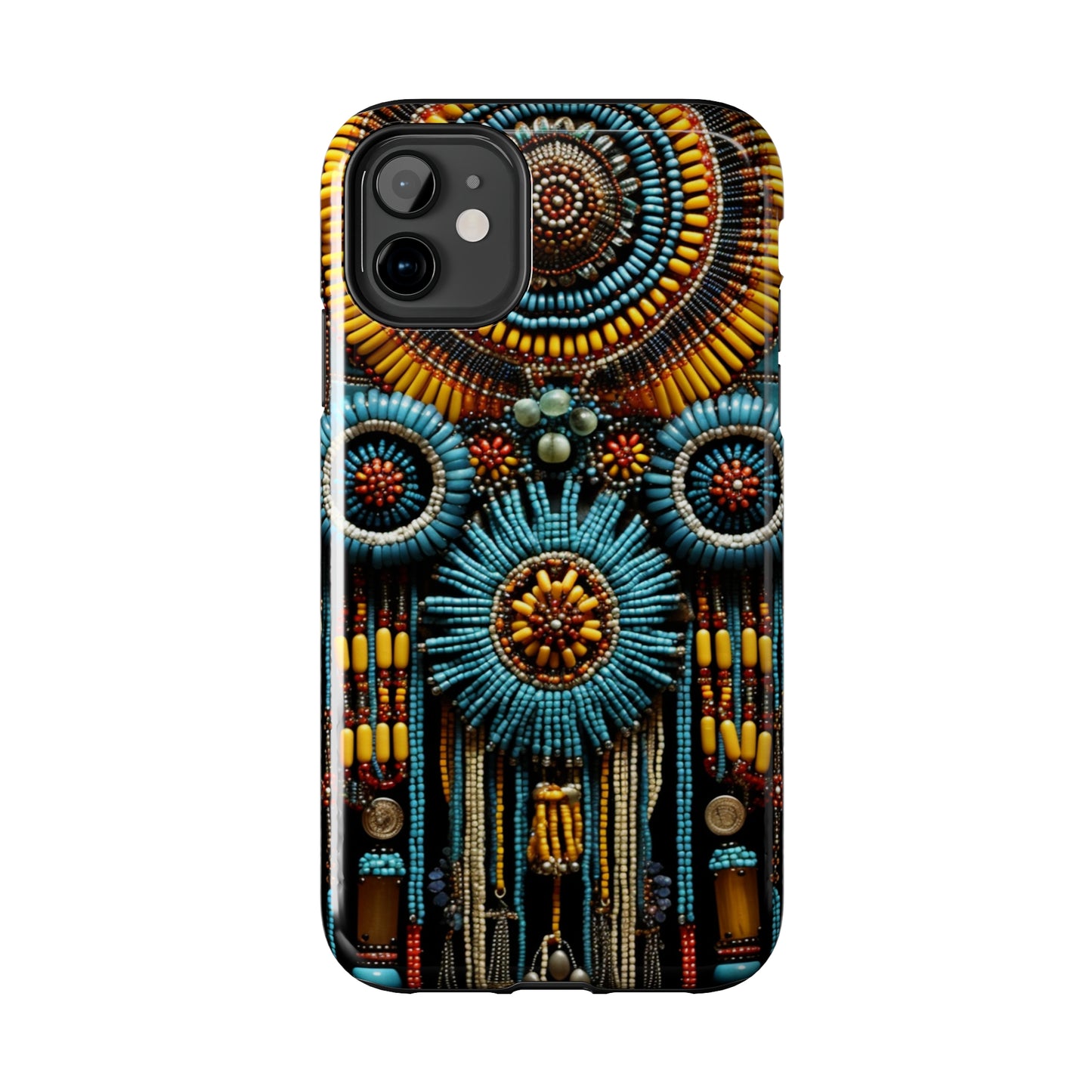 Native American Beadwork iPhone Case | Crafted Elegance with Cultural Heritage