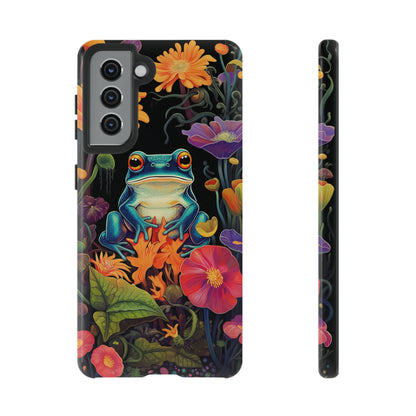 Floral Frogs Elegance Phone Case for Google Pixel, iPhone & Samsung Galaxy