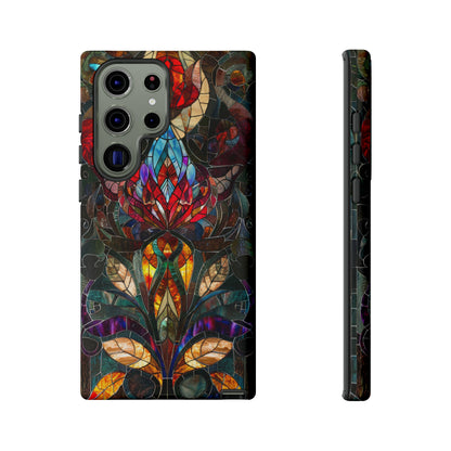 Art Deco Stained Glass floral Phone Case