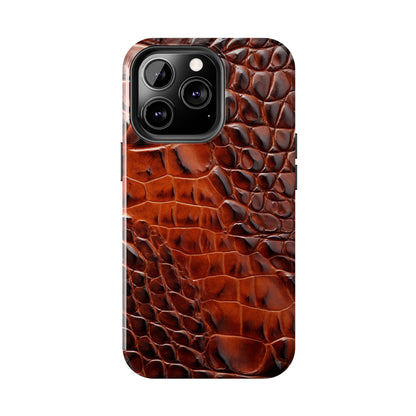 Alligator Skin Texture iPhone Case | Embrace Luxurious Style and Protection